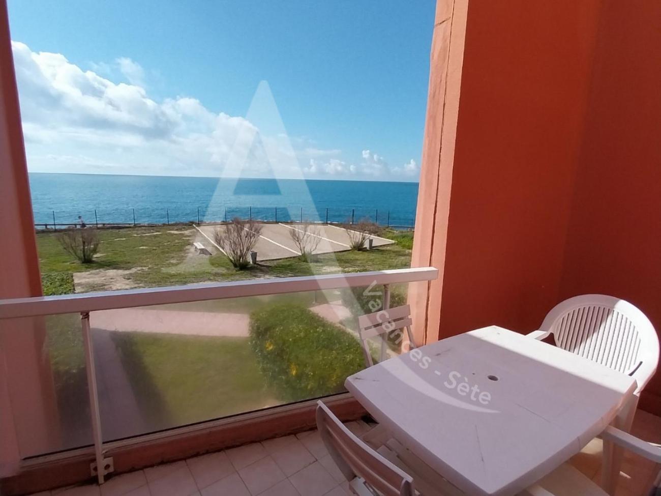 Studio 4 Pers, Pkg, 1Ere Ligne Mer, Piscine, Tennis Sete Exterior photo