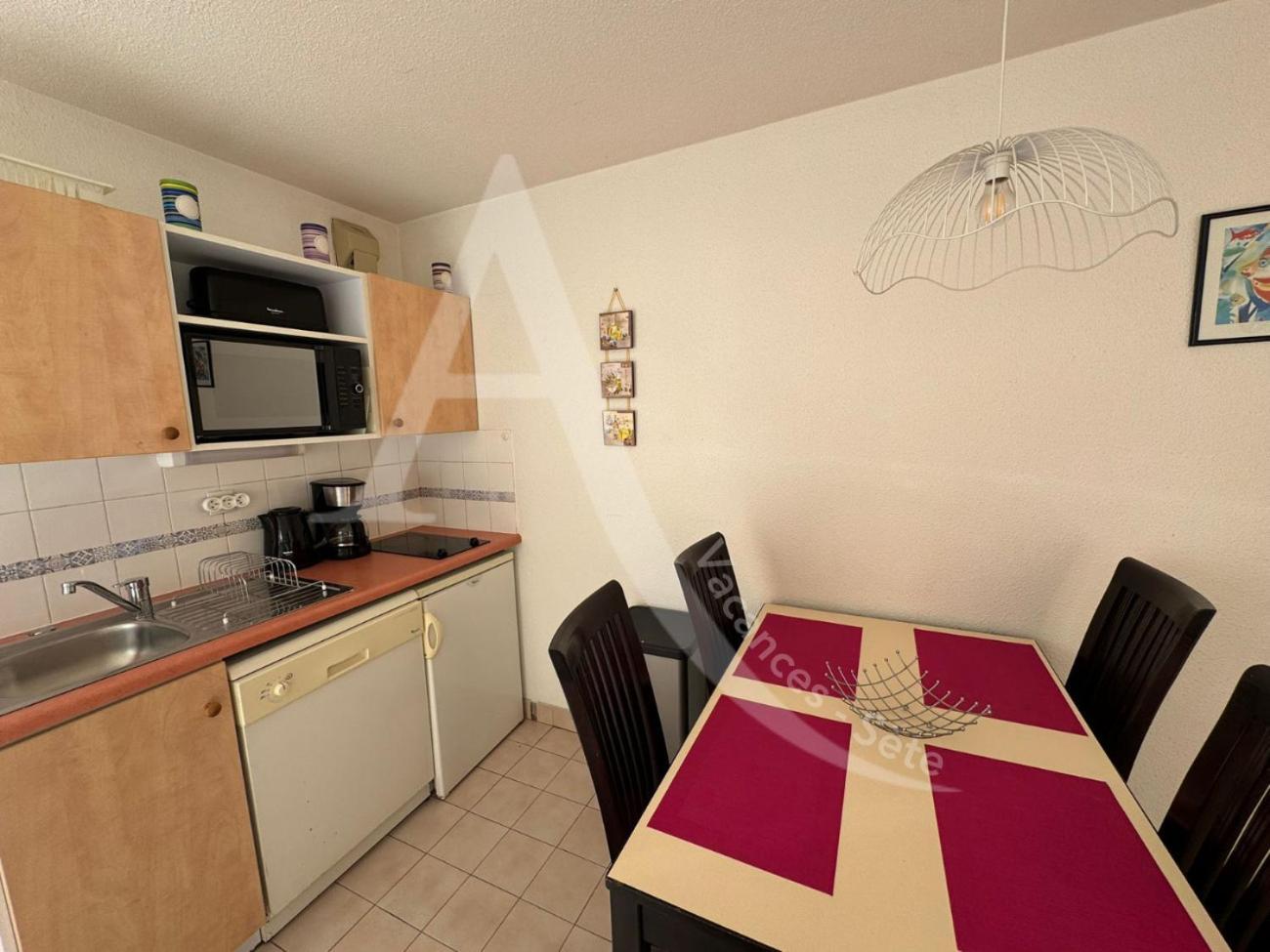 Studio 4 Pers, Pkg, 1Ere Ligne Mer, Piscine, Tennis Sete Exterior photo